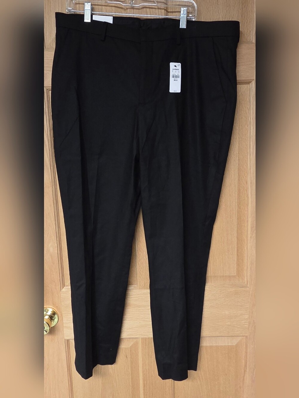 Express Men's Black Dress Trousers 38x32 New